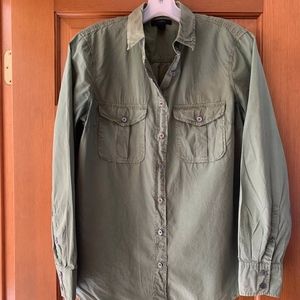 J.Crew Garment-Dyed Utility Shirt